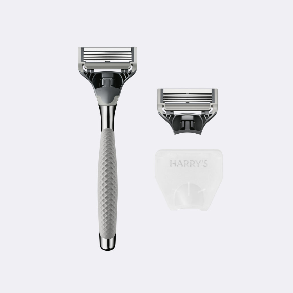 Harry's Chrome Handle / Chrome - Silver / Shave Cream