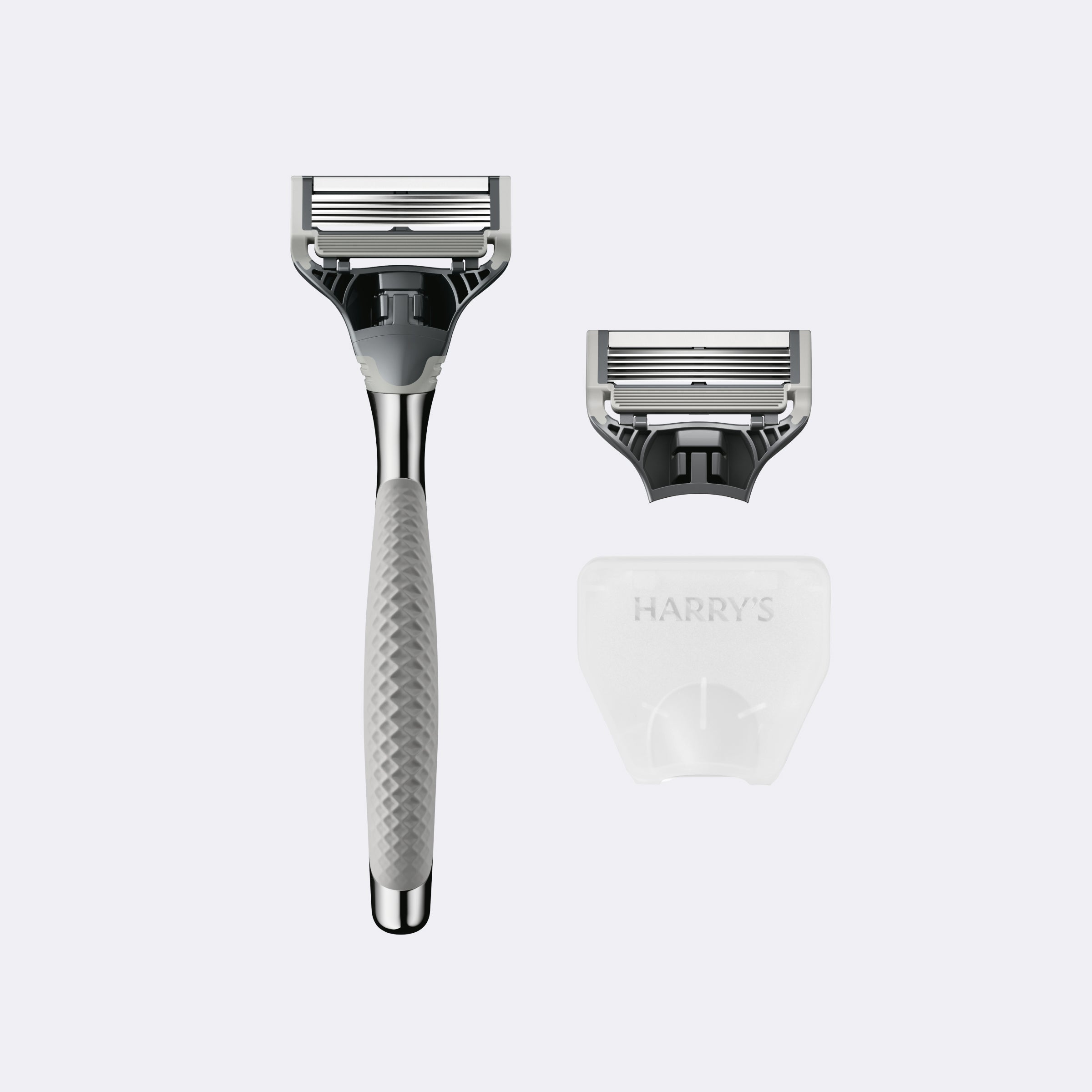 Harry's Chrome Handle / Chrome - Silver / Shave Cream