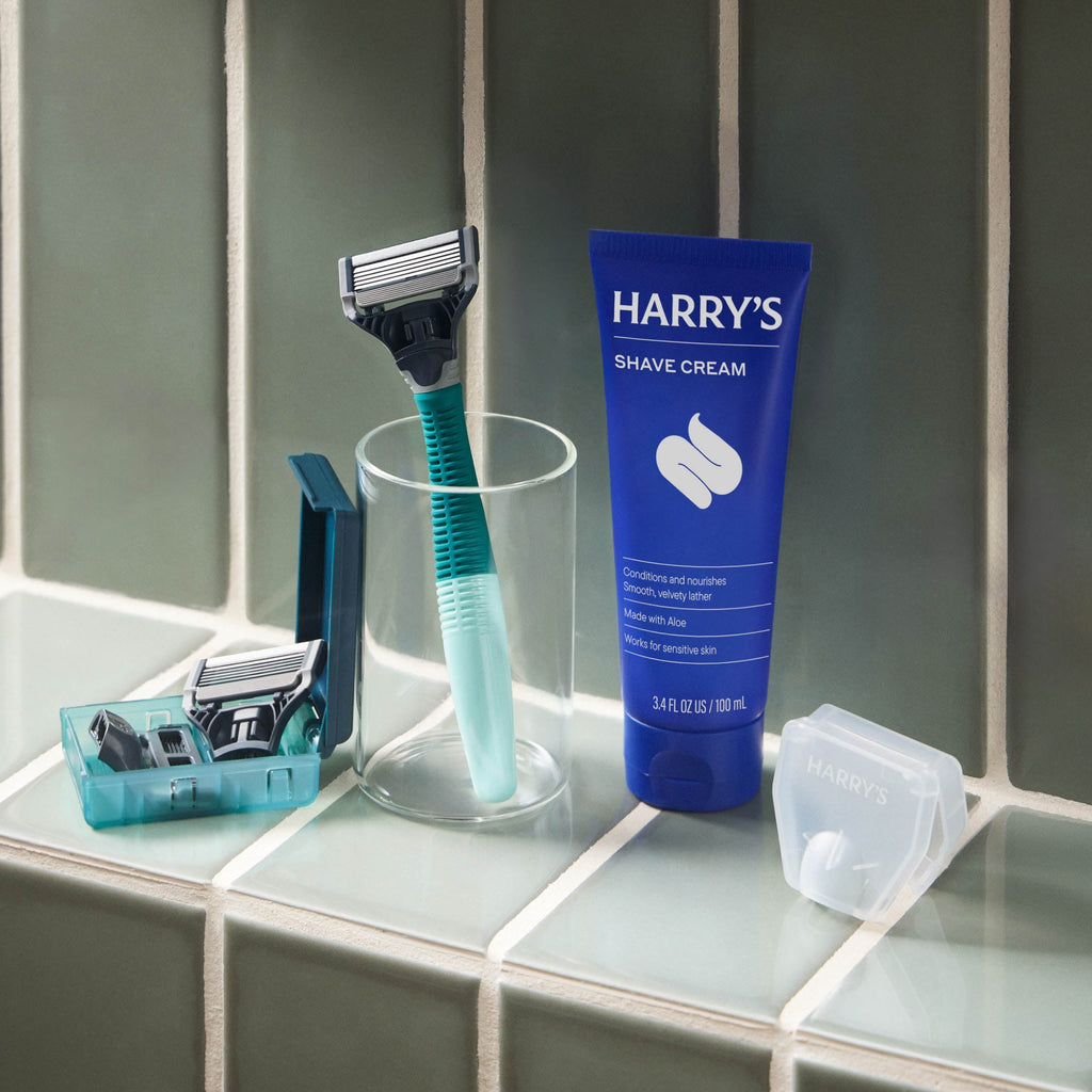 Harry's Original Shave Set / Original - Sage / Shave Cream