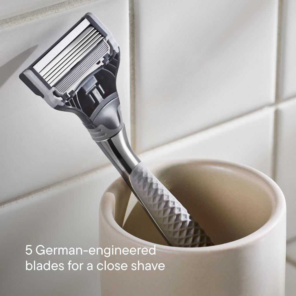 Harry's Chrome Handle / Chrome - Silver / Shave Cream